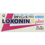 Loxonin S Plus Обезболивающие таблетки мгновенного действия 12 таблеток Япония