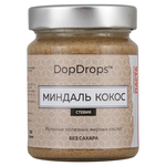 (DopDrops) Протеиновая паста Миндаль Кокос 250г Без добавок (1 бан)