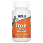 NOW Iron 18 mg 120 капс.