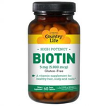 Country Life BIOTIN 5 mg/ 60 caps.