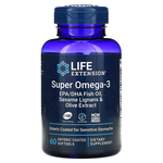 LIFE Extension Super Omega-3 Olive Extract 60 капс