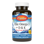 Carlson Elite Omega 3 plus D K 60 шт