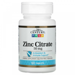 21Century Zinc Citrate 60 табл