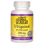 Natural Factors Ubiguinol 100 mg 60 шт